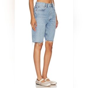 Agolde THE REAL REAL 90s Short in Riptide Light Blue Cut Off Sz 26